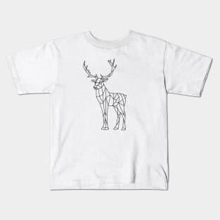 Origami Stag Kids T-Shirt